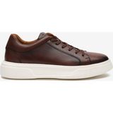 Greyder Erkek Kahverengi Hakiki Deri Sneaker Ayakkabı 6K1SA64822 - Kahve Deri