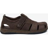 Greyder Erkek Kahverengi Nubuk Hakiki Deri Sandalet 6Y1CS64806