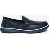 Greyder Erkek Lacivert Hakiki Deri Casual Ayakkabı 6Y1FA64785