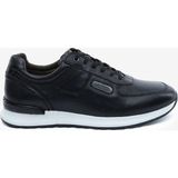 Greyder Erkek Siyah Hakiki Deri Sneaker Ayakkabı 6Y1SA14191
