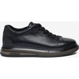 Greyder Erkek Siyah Hakiki Deri Sneaker Ayakkabı 6Y1UA64650 - Siyah Deri