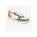 Greyder Erkek Turkuaz Beyaz Hakiki Deri Sneaker Ayakkabı 4Y1SA62609