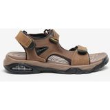 Greyder Erkek Vizon Hakiki Deri Sandalet 6Y1CS14522