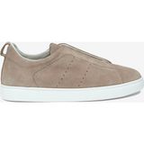 Greyder Kadın Açık Vizon Kırışık Rugan Hakiki Deri Sneaker Ayakkabı 6Y2SA59405 - Vizon Süet