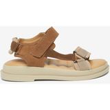 Greyder Kadın Bej Taba Süet Hakiki Deri Spor Sandalet 6Y2TS57808 - Bej - Taba