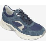 Greyder Kadın İndigo Hakiki Deri Sneaker Ayakkabı 4K2SA59123