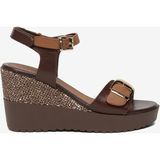 Greyder Kadın Kahverengi Hakiki Deri Topuklu Sandalet 6Y2WS59368
