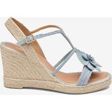 Greyder Kadın Mavi Hakiki Deri Topuklu Sandalet 5Y2WS59228