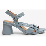 Greyder Kadın Mavi Hakiki Deri Topuklu Sandalet 6Y2PS34490