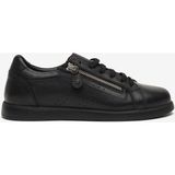 Greyder Kadın Siyah Hakiki Deri Sneaker Ayakkabı 6Y2FA59415 - Siyah Deri
