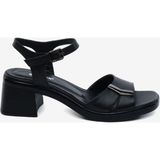 Greyder Kadın Siyah Hakiki Deri Topuklu Sandalet 5Y2WS59244