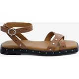 Greyder Kadın Taba Hakiki Deri Sandalet 6Y2CS34460