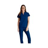 Grey’s Anatomy Avery GRST230N – 7228 Elevate Kadın Scrubs Takım – İthal, Leke Tutmaz ve Nem Emici Doktor Hemşire Forması - Lacivert
