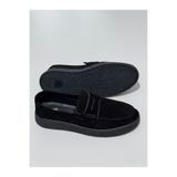 Greyybull Shoes siyah yazlık süet deri erkek loafer ayakkabı-şık ,esnek, rahat ,süet deri