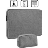 Gri 13-14-15.6-16.1-16.9 Inç Uyumlu Şarj Saklama Çantalı Macbook Kılıf Notebook Laptop Çantası