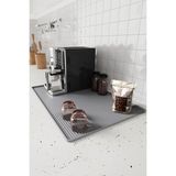 Gri 39X58 cm Silikon Kahve Makinesi Matı Tezgah Pedi Bulaşık Altlığı CIN962 - 39 x 58 cm