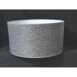 Gri Abajur Başlığı Silindir Kumaş Çap 30 Cm A865 Gri