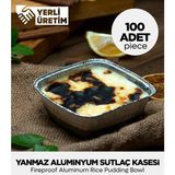 Gri Alüminyum Sütlaç Kasesi 100 Adet