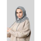 Gri Bağcıklı Peluş Salaş Balaklava Boyunluklu Bere Jakar Düz 2328_15