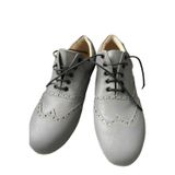 gri brogue erkek yeni rahat kalıp dans ayakkabısı, klasik zarafeti modern-hafif-Tango, dans ve salon ayakkabısı (EU Ayakkabı Beden Sistemi, Yetişkin, Sayısal, Orta, 43)
