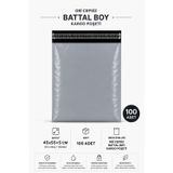 Gri Cepsiz Battal Boy Kargo Poşeti 45X55+5 Cm 100 Adet