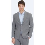 Gri Çizgili Modern Fit Takım Elbise - 58 - 6 Drop