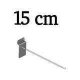Gri Dekor 20 Adet 15 cm Kanallı Pano Kancası, Bijuteri Kancası, Aksesuar Askısı, Çok Amaçlı Askı