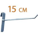 Gri Dekor 80 Adet 15 cm Metalik Tel Pano Kancası, Bijuteri Kancası, Mağaza Kancası, Aksesuar Askısı