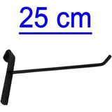 Gri Dekor 80 Adet 25 cm Siyah Tel Pano Kancası, Aksesuar Kancası, Bijuteri Mağaza Kancası, Askı Kanca