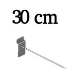 Gri Dekor 80 Adet 30 cm Kanallı Pano Kancası, Bijuteri Kancası, Aksesuar Askısı, Çok Amaçlı Askı