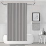 Gri Düz Banyo Perdesi 180x200cm duş perdesi Modern Düz Gri Açık Gri