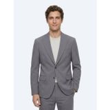 Gri Düz Modern Fit Takım Elbise