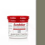 Gri Ecedekor Ahşap Dolgu Macunu Bardak (200Gr)