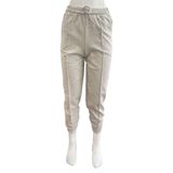 Gri Elastik Belli Jogger Eşofman Altı, Spor Pantolon, Rahat Kesim