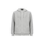 Gri Erkek Kapüşonlu Sweatshirt Fermuarlı LTB