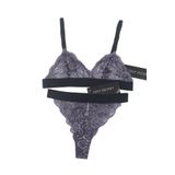 GRİ FULL DANTEL BRALET TAKIM DS20095BRT