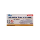 Gri Günlük Ilaç Hap Kutusu Saklama Kabı