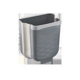 GRİ KATLANABİLİR MUTFAK ÇÖP KOVASI 6LT (5264)