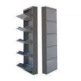 Gri Kilitli Metal Ayakkabilik Mac5 - 5 Kapakli - 50X15x169 H