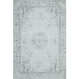 Gri Madalyon Modern Geometrik Etnik Eskitme Desenli Boho Makinada Yıkanabilir Hafif Hav Toz Vermez Leke Tutmaz Kaymaz Taban Dijital Makine Baskı Halı Oturma Odası Salon Yolluk Koridor Mutfak Halısı