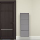 Gri Metal Ayakkabilik Mac4 - 4 Kapakli - 50X15x136 H