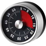 Gri Metal Içi Siyah Mekanik Mıknatıslı Klasik Zilli Mutfak Zamanlayıcı Timer THR395SY - Çok Renkli