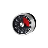 Gri Metal içi Siyah Mekanik Mıknatıslı Klasik Zilli Mutfak Zamanlayıcı Timer thr395sy
