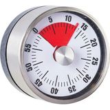 Gri Metal Mekanik Mıknatıslı Klasik Zilli Mutfak Zamanlayıcı Timer THR395BY - Çok Renkli