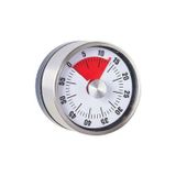 Gri Metal Mekanik Mıknatıslı Klasik Zilli Mutfak Zamanlayıcı Timer thr395by