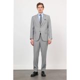 Gri Mono Yaka 4 Drop Comfort Fit Tam Astar Esnek Takım Elbise 1001260168