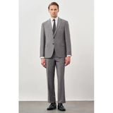 Gri Mono Yaka 4 Drop Comfort Fit Tam Astar Takım Elbise 1001245161