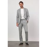 Gri Mono Yaka 6 Drop Slim Fit Astarsız Esnek Takım Elbise 1001260166