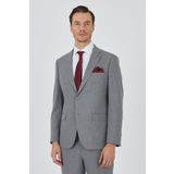 Gri Mono Yaka Esnek 6 Drop Comfort Fit Classic Takım Elbise 1001250104