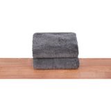Gri Organik VEGAN900 Gsm El Havlusu 2 Adet 30X50CM - 30 x 50 cm